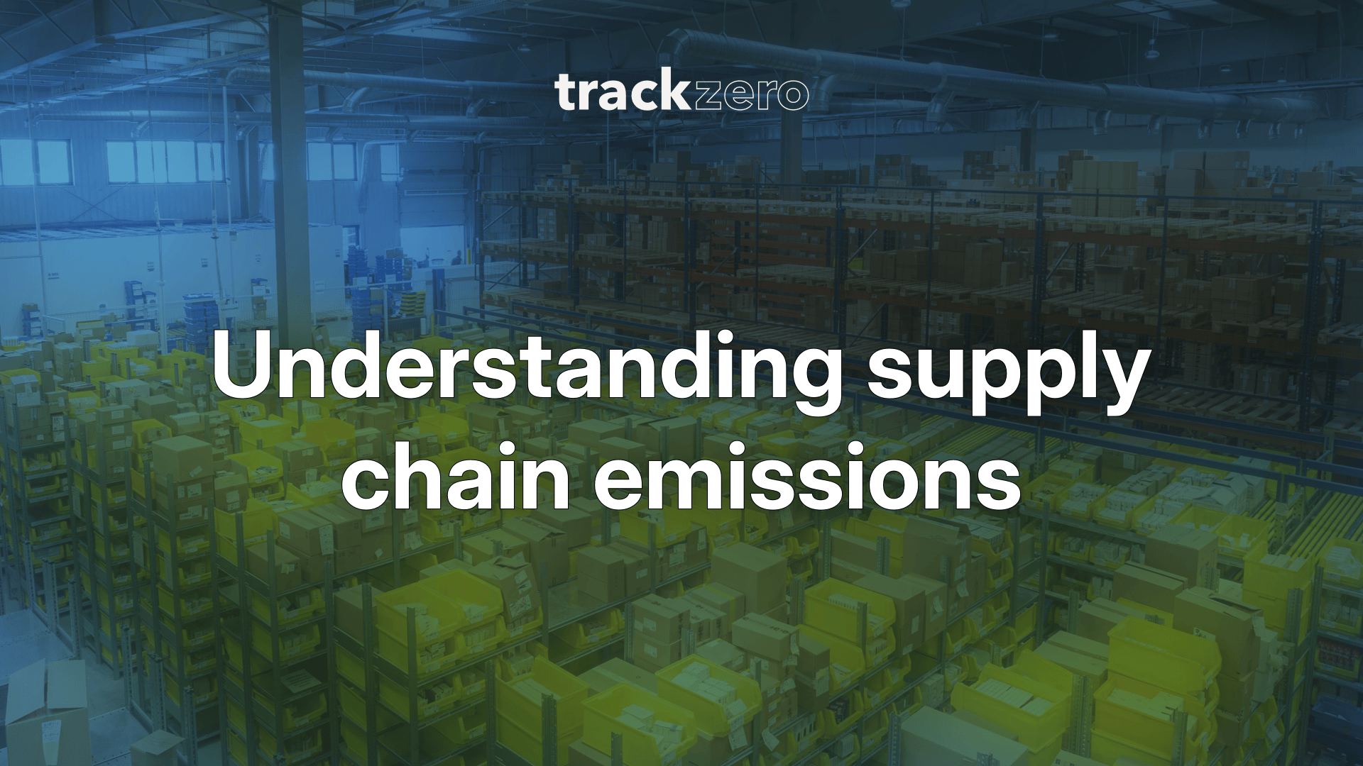 Understanding supply chain emissions